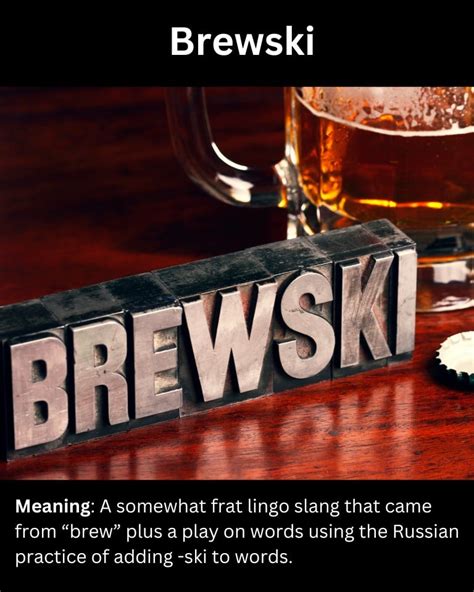 Place for brewskis Word Hike .